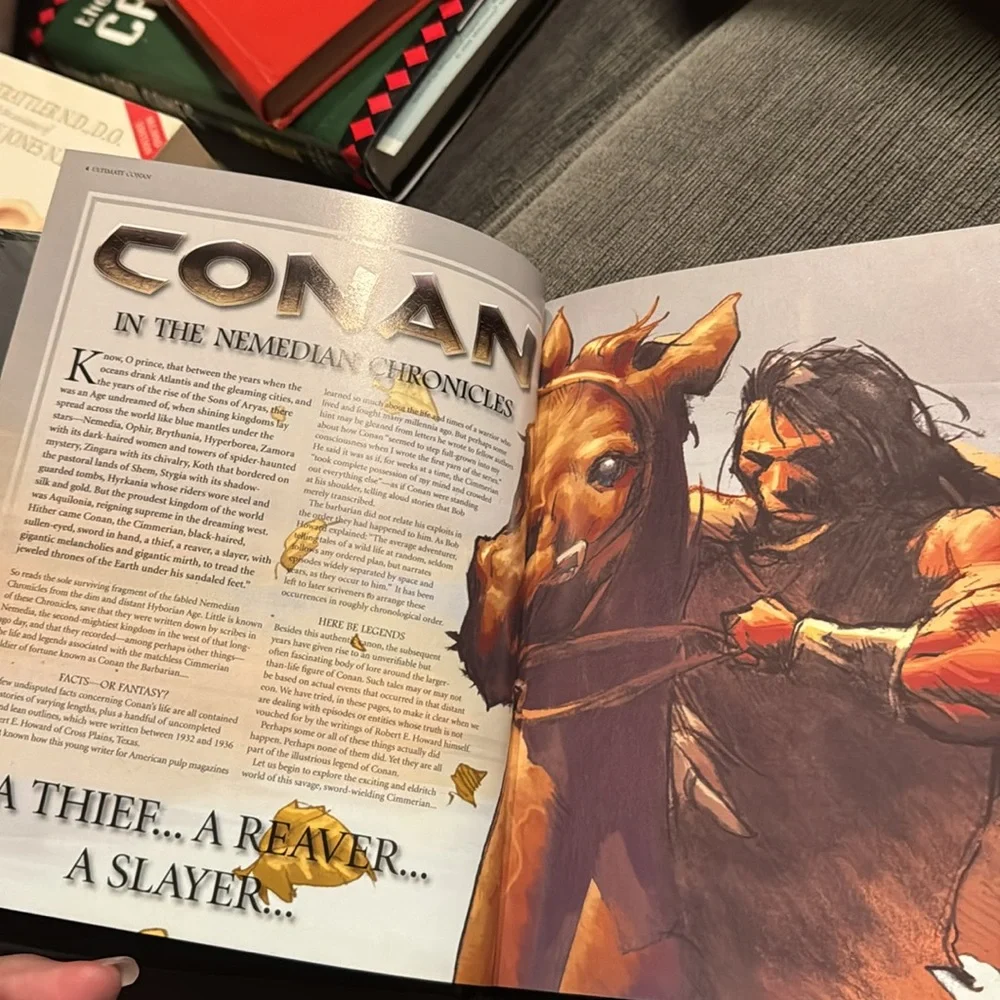 Conan Exclusive Excerpted Edition Book Roy Thomas 2007 Hard Cover